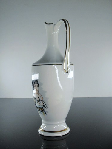 PICHET SOLIFLEUR SAUCIÈRE PORCELAINE DE LUXE PORTRET JOSEPHINE NAPOLEON SIGNE - Picture 12 of 14