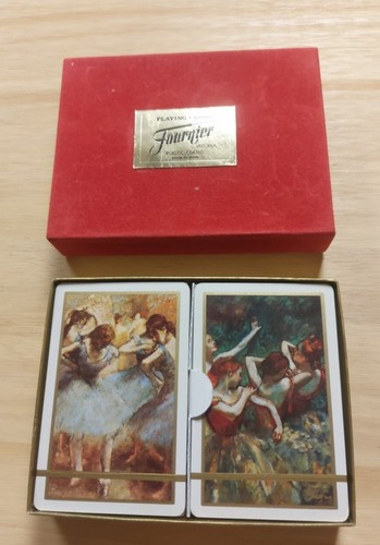 2 Unopened Vintage Fournier Spanish Playing Cards Ballerina Pictures Free-Ship - Picture 1 of 10
