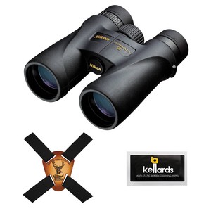 Nikon-10x42-Monarch-5-Binocular-w-Binocular-Harness-amp-Cleaning-Wipes-5pck