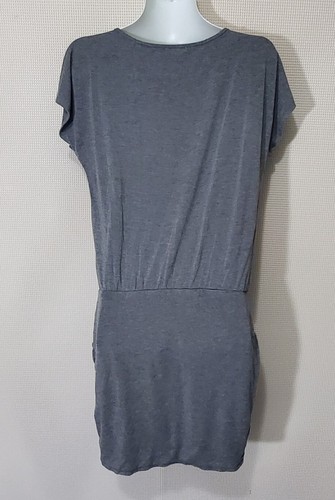 Soft Joie Dress Womens XS Gray Blouson Jersey Knit Casual Mini - Picture 5 of 9