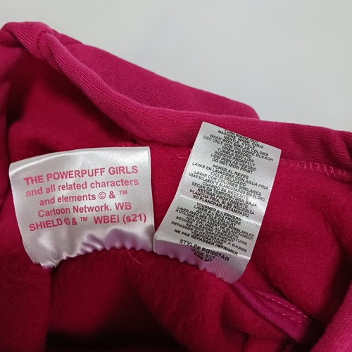 POWERPUFF GIRLS Pullover Hoodie and lightweight pants Set sz 5/6 Pink Polyester - Picture 18 of 19