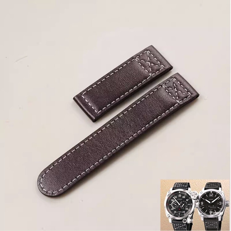 22mm Genuine leather band strap FITS ORIS Aviation BC4 Retrograde Day 643 7617 eBay