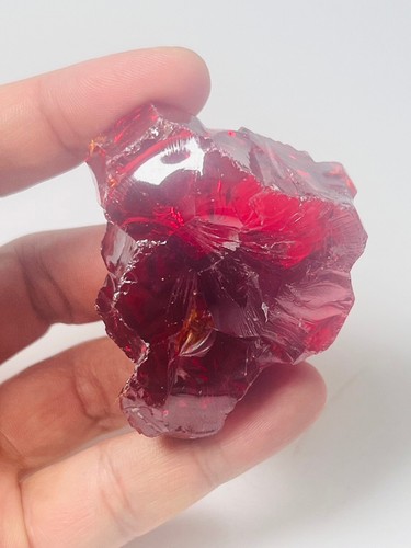 Red Energetic Phet Phaya nak Crystal stone Spiritual Journey Heal reiki amulet - Picture 17 of 18