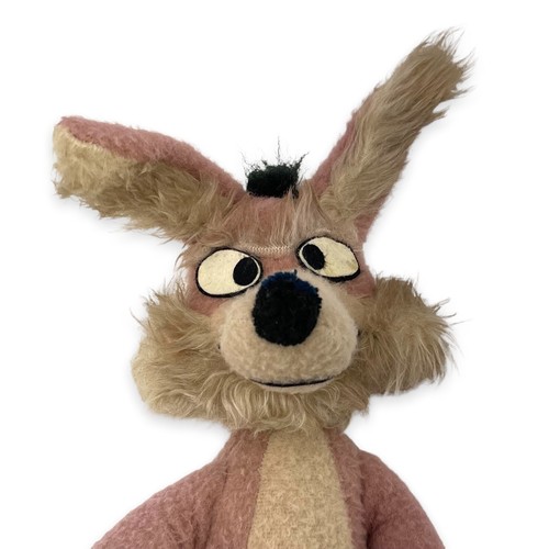 17” Vintage 1971 Mighty Star Warner Brothers Bros. Wylie Wile E. Coyote Plush - Picture 4 of 11