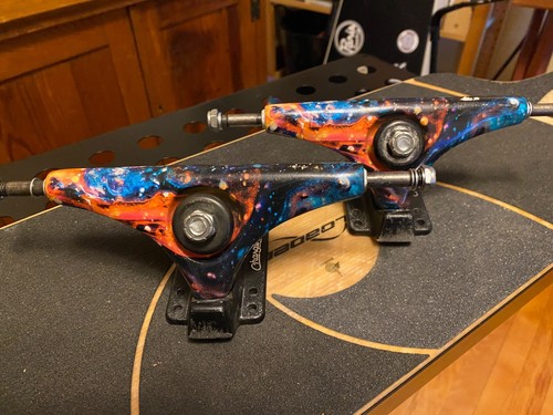 Gullwing Trucks Charger Skateboard Longboard Reverse Kingpin Trucks 9"