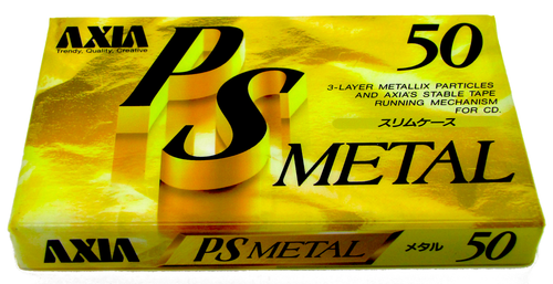 FUJI / AXIA PS 50 METAL POSITION TYPE IV BLANK CASSETTE TAPE 1993 MADE IN JAPAN - Picture 4 of 8