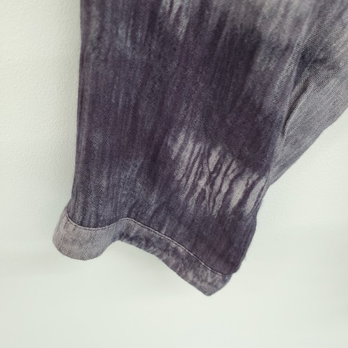 Top túnica Umgee púrpura arrugado manga larga cuello en V cruzado boho para mujer talla M - Imagen 7 de 15