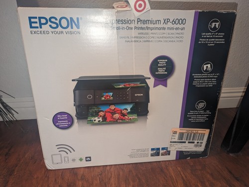 Epson Expression Premium XP-6000 Wireless Color Photo Printer with Scanner *New - Picture 6 of 8