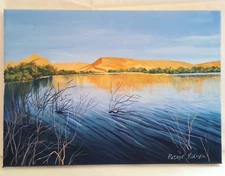 Landscape Lake in the mountains