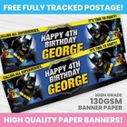 PERSONALISED BATMAN BIRTHDAY BANNER ANY NAME PHOTO PARTY BANNERS SUPERHERO