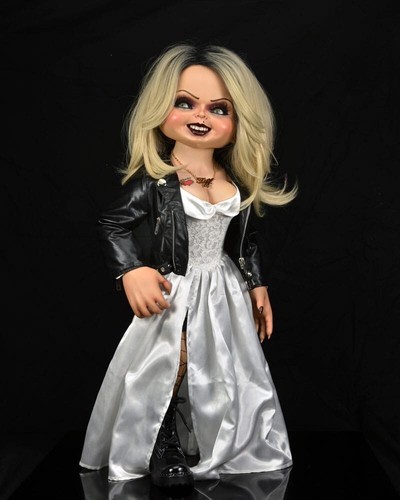 * TIFFANY + CHUCKY - LA NOVIA DE CHUCKY RÉPLICA MUÑECO 1/1 76 CM NECA * - Imagen 5 de 17