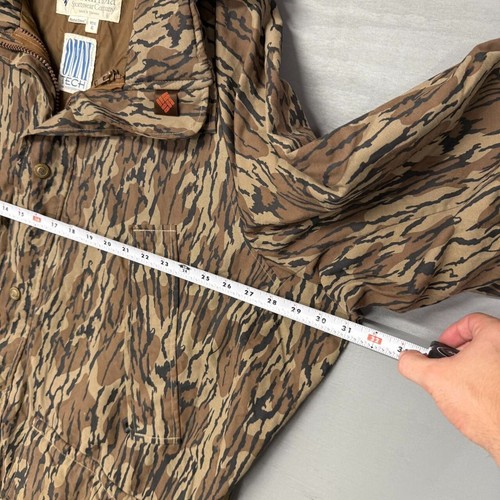 Vintage Columbia Omni Tech Mossy Oak Bottomland Camo Hunting Jacket Size XL - Picture 6 of 7
