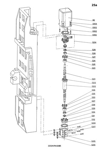 ZPS/TAJMAC Vertical Machining Center VMC1050/24 & VMC1050/40 Parts Manual #1459U - Picture 7 of 9