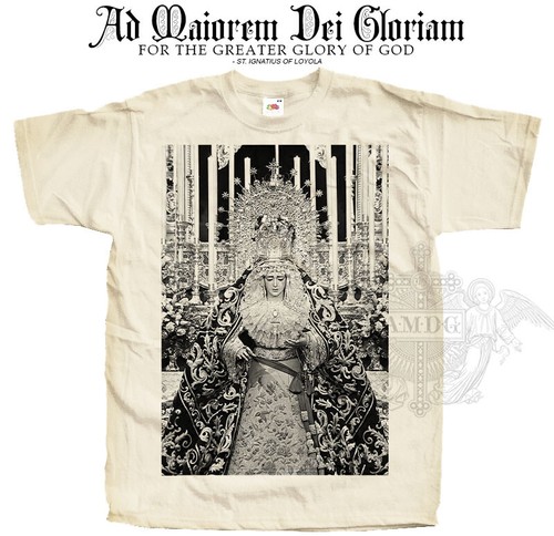 Catholic T-shirt Our Lady of Candelaria V2 Virgin Mary Jesus Tee Sizes S - 5XL - Picture 4 of 10