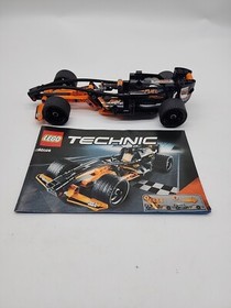 Lego Technic 42026 Black Champion Racer Pull Back Car Complete W Manual