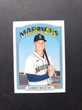 2021 Topps Heritage SP Missing Stars Variation Jarred Kelenic #584 Rookie RC