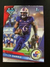 2023 Bowman University Chrome Jalon Daniels #173 1st Bowman Kansas Jayhawks