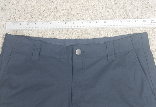 ZeroXposur Chino Mens Shorts 36 Navy Blue Zip pocket - Picture 2 of 5