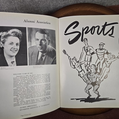 Anuario del Instituto de Tecnología de Nueva York 1955 RIT Rochester - Techmila de colección - Imagen 10 de 17