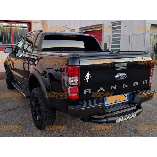 Ford Ranger Barre Protection Pare Chocs Arrière Bumper T6 T7 T8 2012-2022 Noir - Imagen 3 de 5