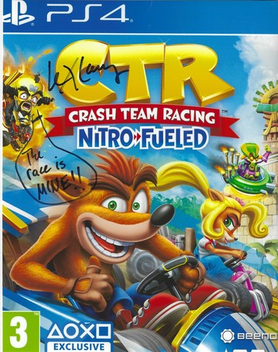 LEX LANG Signed 8 x 10 Photo CTR CRASH TEST RACING Voice Actor Video Game - 第 1/1 張圖片