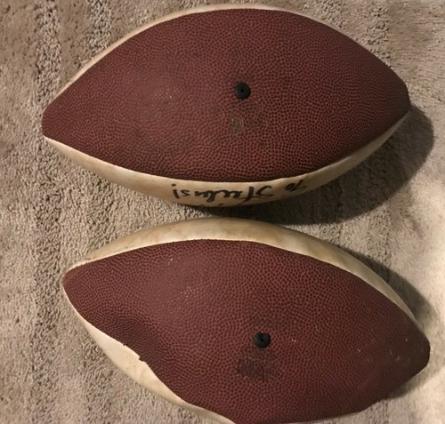 LOT (2) OLD PITTSBURGH STEELER AUTOGRAPH FOOTBALL LOUIS LIPPS + ROBIN COLE  - Bild 6 von 6