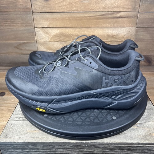 Zapatillas deportivas Hoka One One Transport para mujer talla 9 triple negras para correr caminar con cordones - Imagen 3 de 10