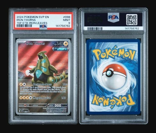 IRON THORNS 2024 POKEMON SVP ILLUSTRATION PROMO PSA 9 #98