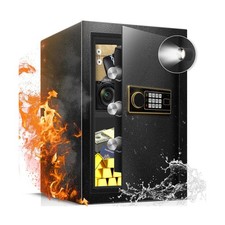 2.2 Cu Ft Fireproof Safe Box for Home - Steel Lock Box for Office & Home Secu...