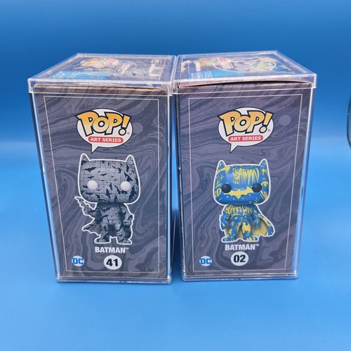 Funko POP! Art Series Batman #41 & #02 Funko Shop Exclusive Special Edition - Picture 3 of 7