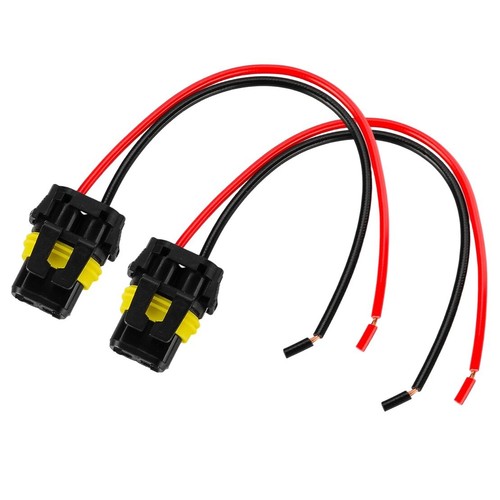 2x Wire Pigtail Female 9012 HIR2 Headlight Bulb Plug Connector Harness B3 - Picture 5 of 9