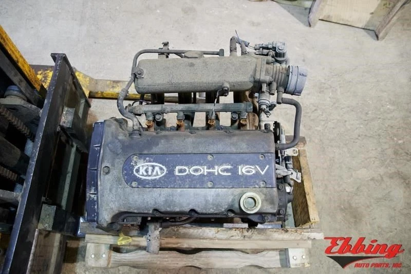 Engine 1.8L 4 Cylinder DOHC VIN 1 8th Digit Fits 2000-2001 Kia Sephia 520508 - Image 2 of 4