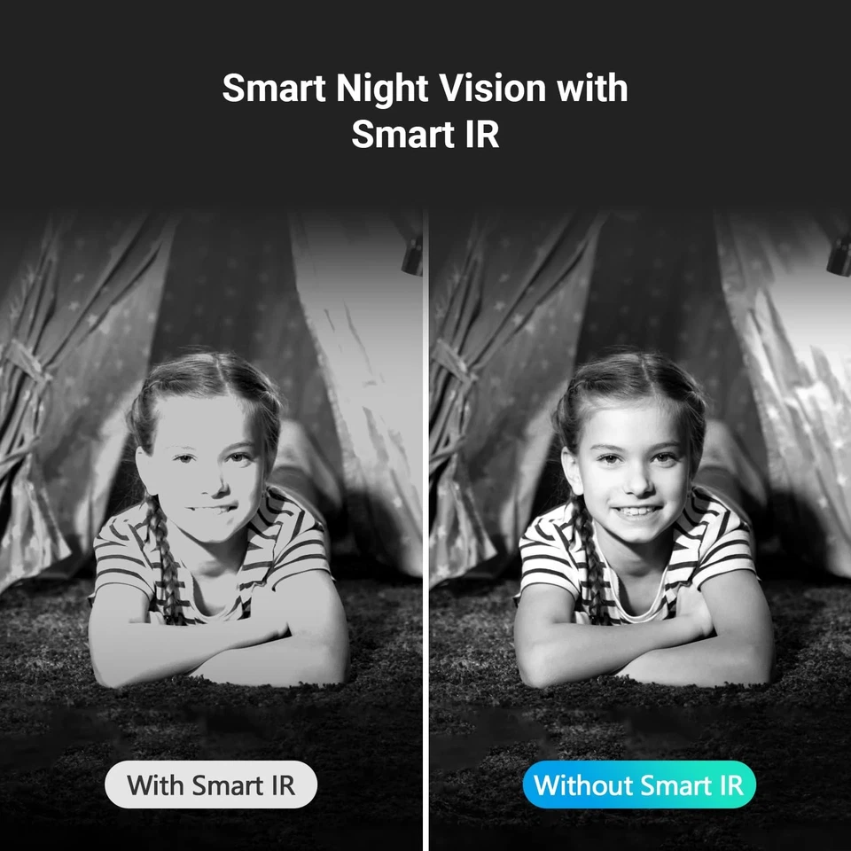 Cámara panorámica e inclinable WiFi interior EZVIZ C6N 3 MP, detección de movimiento con video H.265... Foto 4 de 4