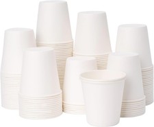 YEEHAW 3 oz 600 Pack Disposable Paper Coffee Bathroom Cups, Small 3 oz, White 
