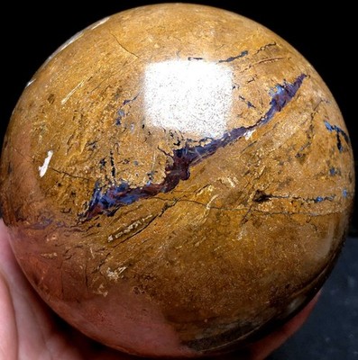 1262g WOW! NATURAL RARE PIETERSITE CRYSTAL  Pietersite SPHERE BALL HEALING  t707