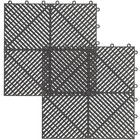  2 Pcs Outdoor Pool Mat Shower Drainage Tile Non Slip Interlocking Mats for