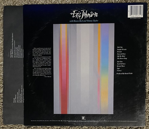 Eric Johnson - Töne - 1986 Reprise 1-25375 LP Vinyl Schallplatte - fast neuwertig - - Bild 2 von 5