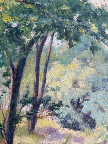 Pintura acrílica vintage - Country Road 12 X 16 - Imagen 5 de 5