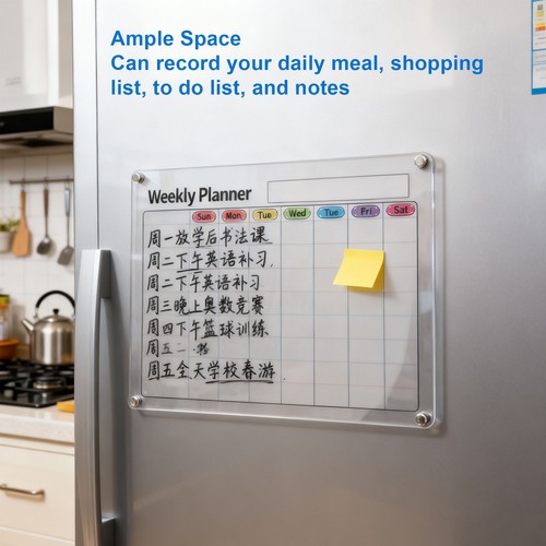 Weekly Planner Colorful Magnetic Weekly Planning Board Memo Board - Picture 6 of 12