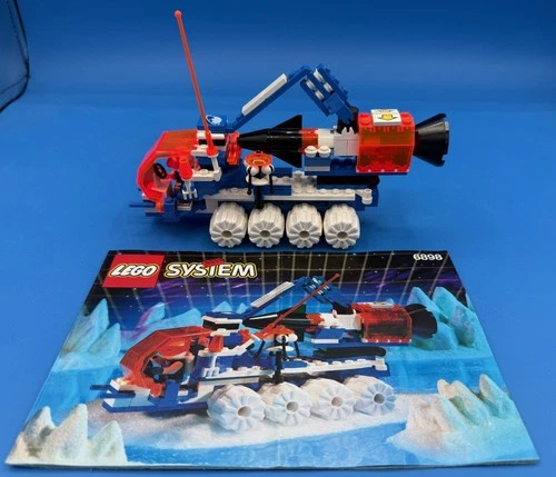 VINTAGE LEGO SPACE ICE PLANET SET 6898 - ICE-SAT V - 100% COMPLETE WITH MANUAL