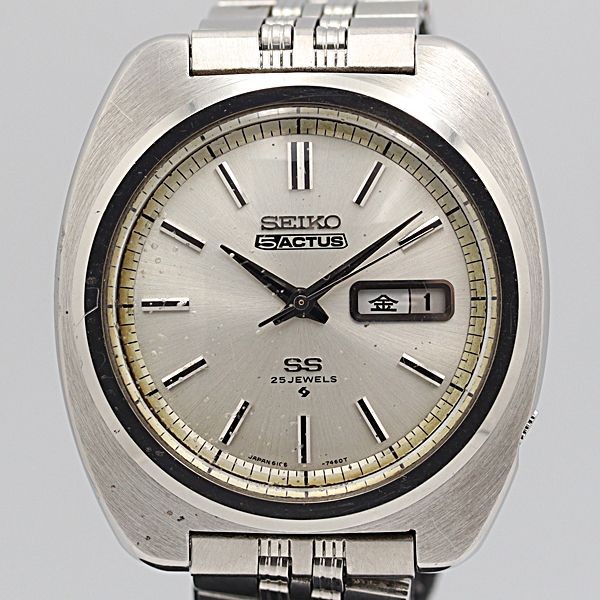 SEIKO　セイコー　アクタス　6106-8470　ステンレス　美品 セイコー 5アクタス 6106-8470 自動巻 昭和44年製 OH済