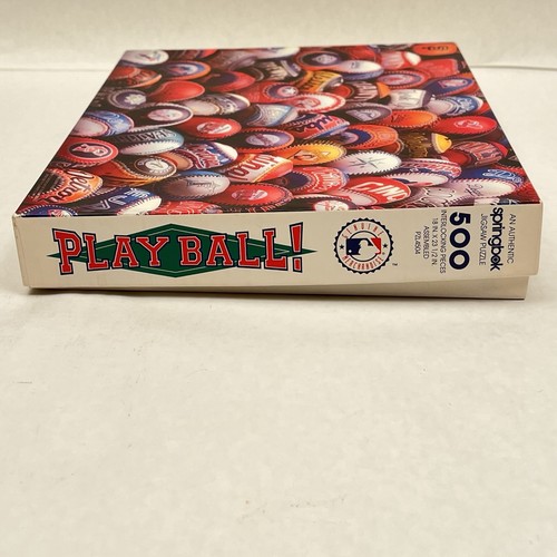 Vintage Springbok 500 pc. Puzzle "Play Ball"Hallmark 1995 Complete 18" x 23" - Picture 4 of 8