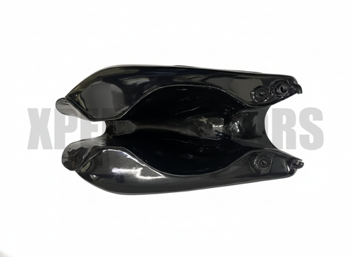 Tanque de combustible de gasolina de acero negro + tapa apta para BMW R26 1956-60 R27 1960-66 - Imagen 8 de 9