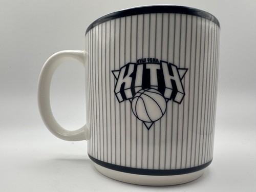 Kith for the New York Knicks weiß Nadelstreifen Keramik Kaffee Tee Becher - Bild 2 von 4