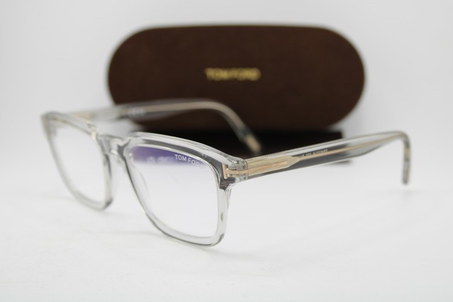 NEW TOM FORD TF 6032-B 020 CLEAR CRYSTAL GREY AUTHENTIC EYEGLASSES