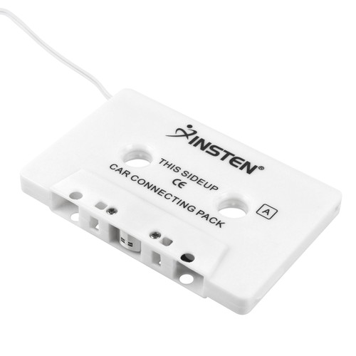 Cassette Aux Adapter For Car iPhone 3.5mm Audio Tape MP3 Player Adapters, White - Imagen 5 de 6