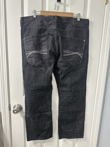 Express Rocco Slim Fit Straight Leg Jeans Herren 38x30 Baumwolle Denim Actual 38x28 - Bild 2 von 6