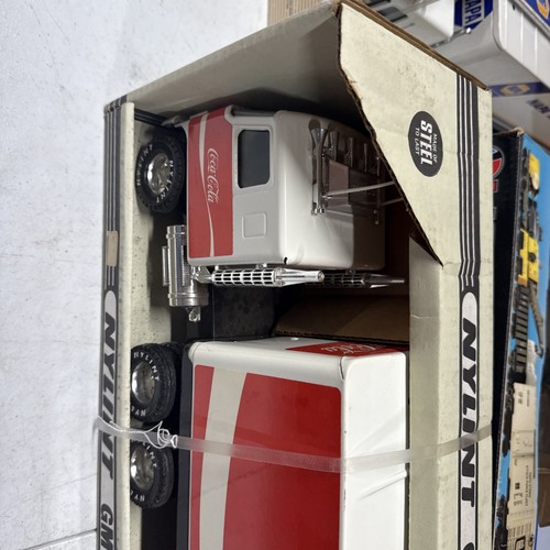 Vintage Nylint Coca Cola Classic GMC 18 Wheeler Semi Truck Pressed Steel - Picture 7 of 10