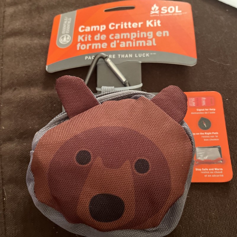 New Bear The Camp Critter Kit - Survival Essentials Gift Camping Scouting