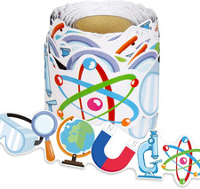 Science Bulletin Board Border, 65.6Ft Lab Themed Trim for Classroom Decorations,
